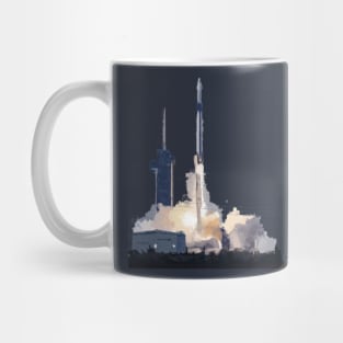 Shuttle paint Mug